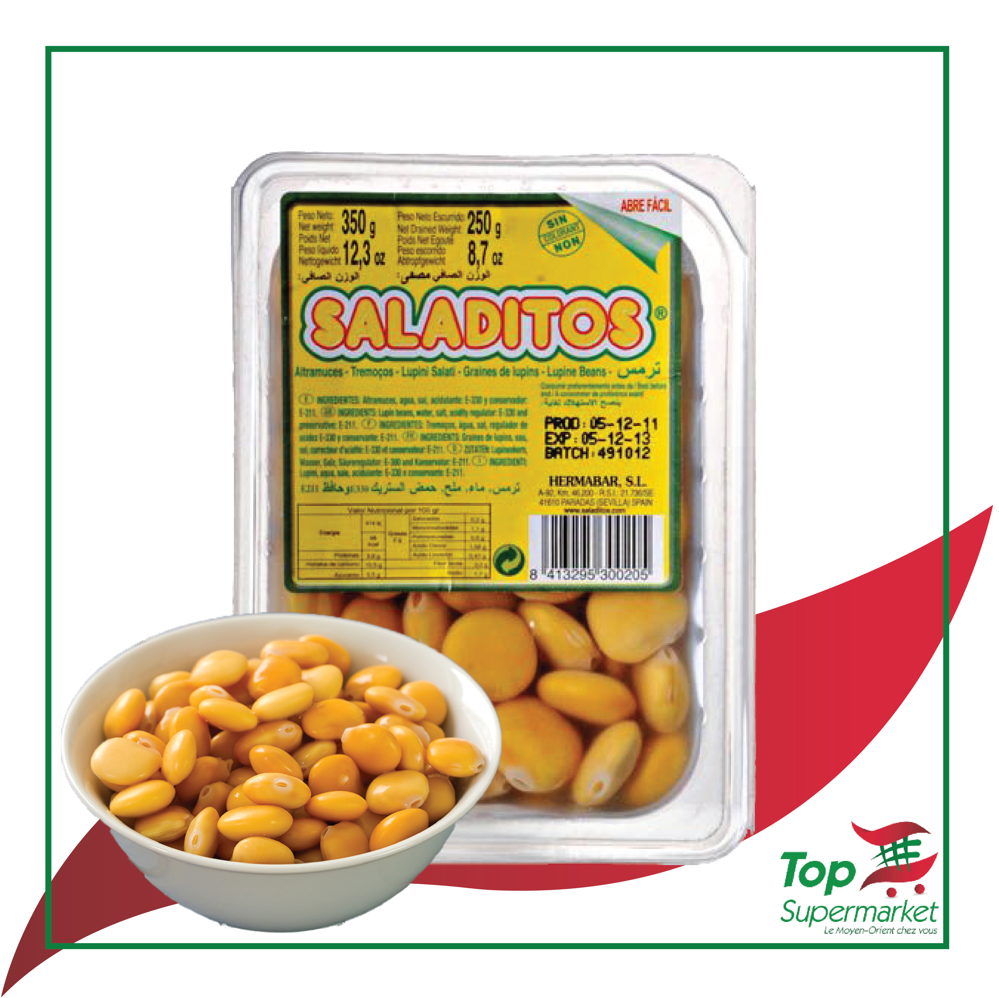 Saladitos Lupin 350g